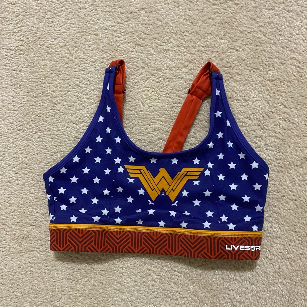 Live Strong Wonder Woman bra